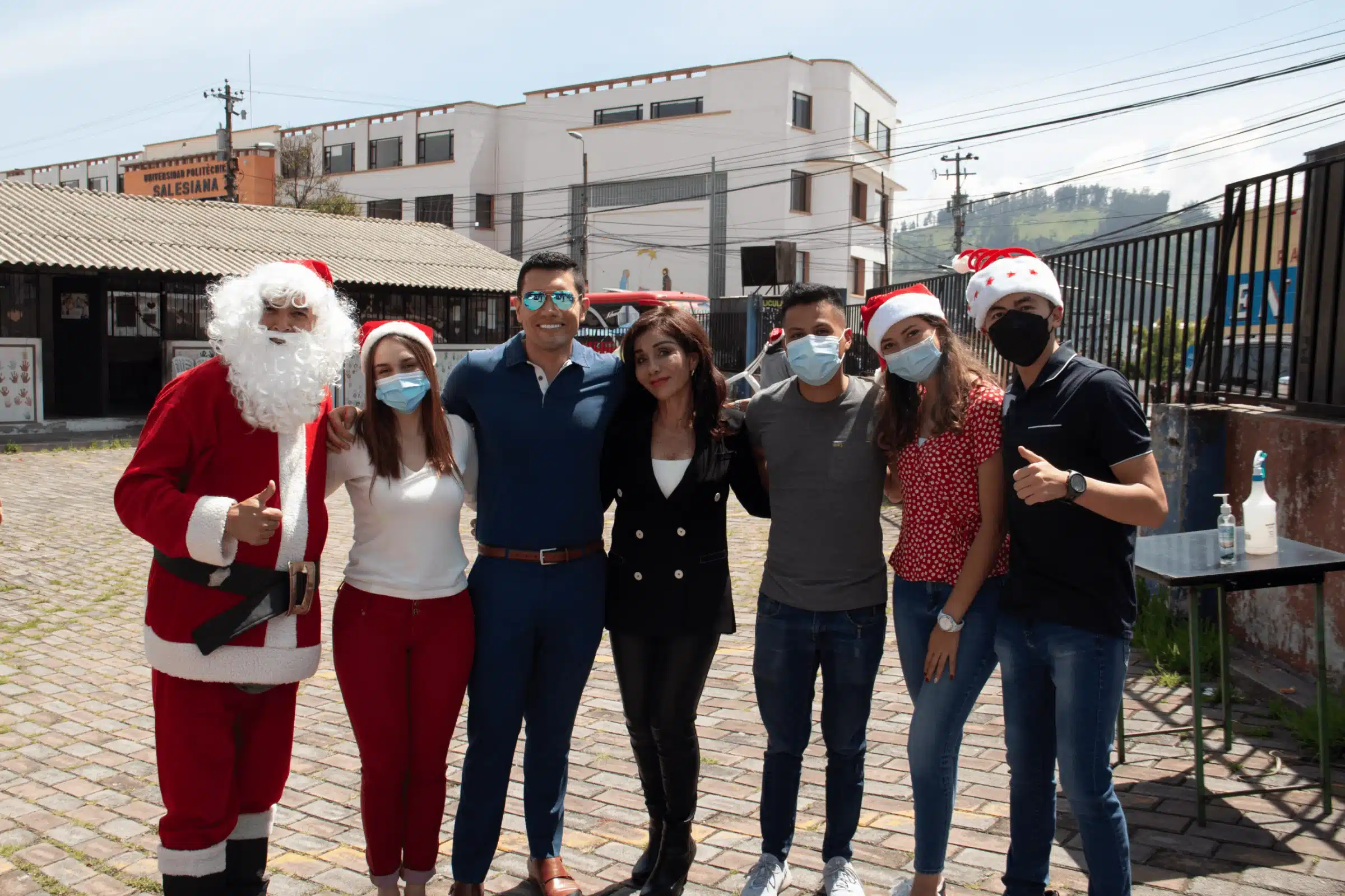 Celebración de Navidad con los adultos mayores