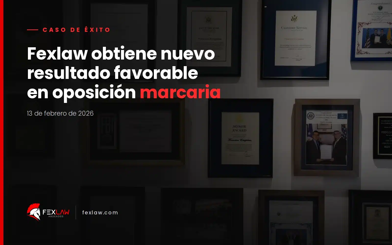 Fexlaw obtiene nuevo resultado favorable en en oposición marcaria